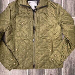 Schaefer Outfitter Quilted Jacket Hunter Green Ranch wear Size S USA Style 545